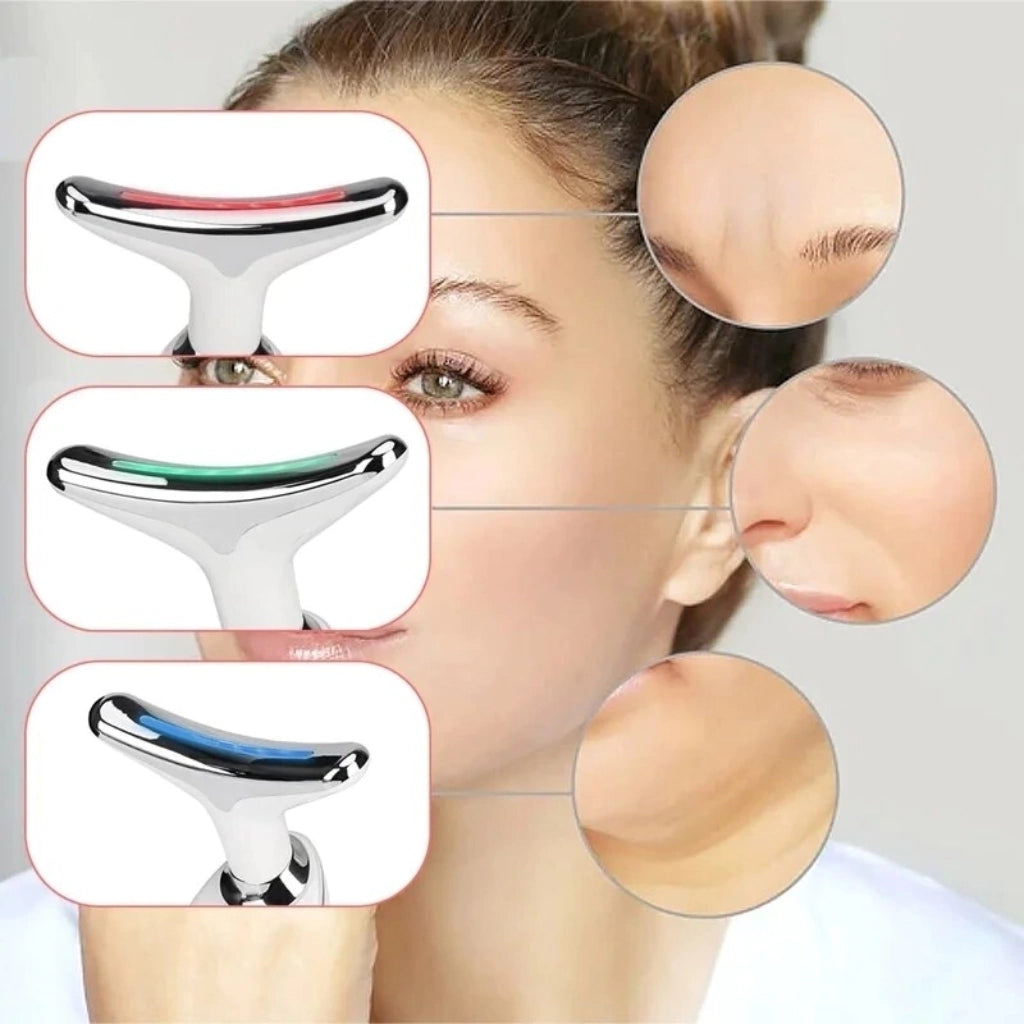 Masajeador Facial LED 3 en 1